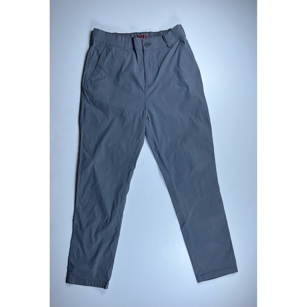 Denali Mens Outdoor Hiking Pants Gray Elastic Waist Quick Dry 34x30